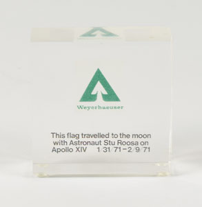 Lot #6498  Apollo 14 Flown Flag - Image 1