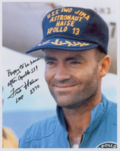 Lot #6479 Fred Haise Signed Photograph - Image 1