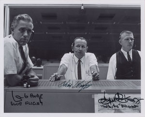 Lot #6203  Mission Control Signed Photograph - Image 1