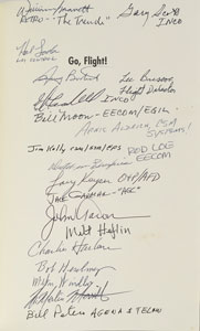 Lot #6201  Mission Control Signed Book - Image 1