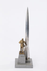 Lot #6055 Konstantin Tsiolkovsky Miniature Monument - Image 1