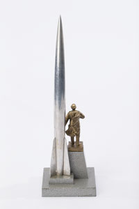 Lot #6055 Konstantin Tsiolkovsky Miniature Monument - Image 2