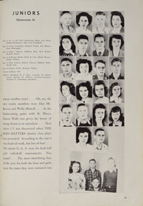 Lot #6335 Neil Armstrong Signed 1946 High School Yearbook - Image 1
