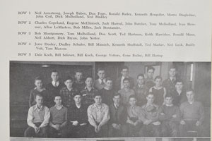 Lot #6334 Neil Armstrong 1945 High School Yearbook - Image 5