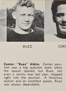 Lot #6337 Buzz Aldrin Signed 1947 High School Yearbook - Image 4