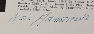 Lot #6336 Neil Armstrong Signed 1947 High School Yearbook - Image 2