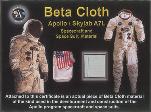 Lot #6234  Apollo Program Group of (3) Artifacts - Image 1