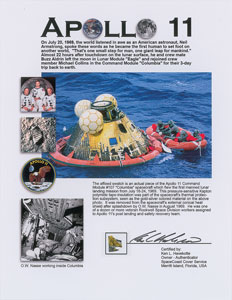 Lot #6355  Apollo 11 Group of (4) Kapton Segments - Image 2