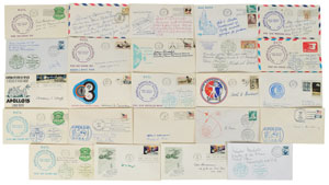 Lot #6054  Rocket Scientists Collection of (24) Signed Postal Covers - Image 1