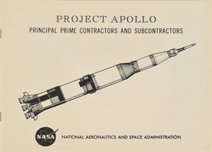 Lot #6400  Project Apollo Contractor Booklet - Image 1