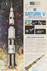 Lot #6235 Jack Lousma's Saturn V Poster - Image 2