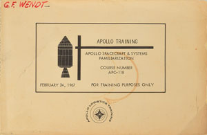 Lot #6210 Guenter Wendt's APC-118 Spacecraft and Systems Familiarization Manual - Image 7