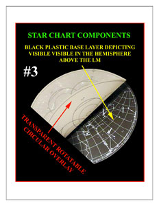 Lot #6500  Apollo 14 LM Lunar Surface Liftoff Navigation Training Star Charts - Image 4