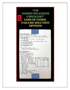Lot #6550  Apollo 15 LM Communications Checklist Used in the LM Simulator - Image 5