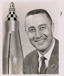 Lot #6101 Gus Grissom Signed Photograph