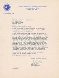 Lot #4500 Alan Bean Typed Letter Signed - Image 1