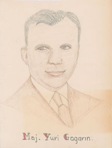 Lot #6067 Yuri Gagarin Signature - Image 1