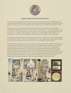 Lot #6520 Dave Scott's Lunar Surface-Flown Apollo 15 PLSS/RCU Cover - Image 2