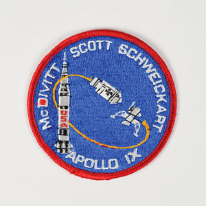 Lot #6311 Dave Scott’s Apollo 9 Flown Mission Patch - Image 2