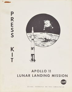 Lot #6398 Jack King's Apollo 11 Press Kit