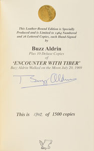 Lot #6386 Buzz Aldrin Signed Book - Image 1