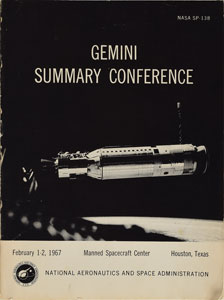 Lot #6196 Gene Kranz Signed Gemini Summary Conference Book - Image 2