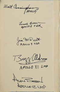 Lot #6218  Apollo Astronauts Signed Book - Image 3