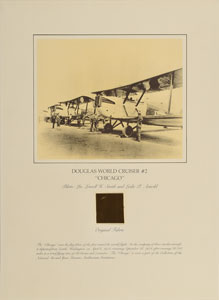 Lot #6043  Historic Airplane Artifacts: Douglas World Cruiser and Fokker T-2 - Image 1