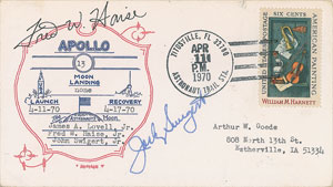 Lot #6492 Jack Swigert Signed Apollo 13 Cover