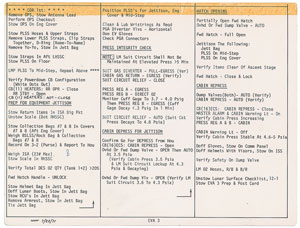 Lot #6530 Dave Scott's Apollo 15 EVA Cue Card - Image 3