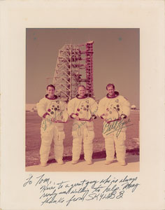 Lot #6635  Skylab 3 Signed Photograph - Image 1