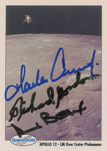 Lot #6439  Apollo 12 Signed Trading Card - Image 1