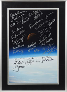 Lot #6227  Astronauts Signed Photograph - Image 1