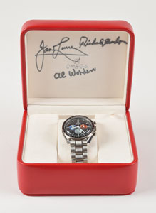 Lot #6453  Omega Speedmaster Professional Watch with Signed Display Box - Image 1