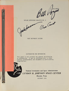 Lot #6620 Bill Pogue's Skylab Experience Bulletin