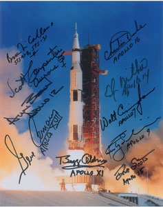 Lot #6228  Astronauts Signed Photograph - Image 1
