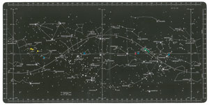 Lot #6521 Dave Scott's Lunar Orbit Flown Apollo 15 Star Chart  - Image 1