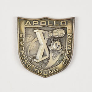 Lot #6315 Tom Stafford's Apollo 10 Flown Robbins Medallion - Image 1