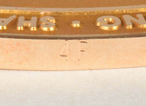 Lot #6708  STS-9 Flown 10K Gold Robbins Medal - Image 6