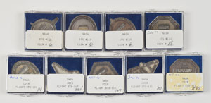 Lot #6685 Collection of (109) Space Shuttle Robbins Medallions - Image 1