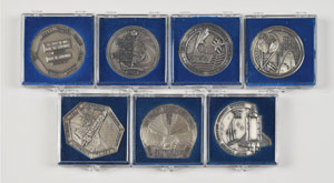 Lot #6685 Collection of (109) Space Shuttle Robbins Medallions - Image 4