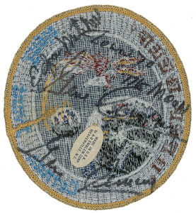 Lot #6496 Gene Cernan's Apollo 14 Flown 'Beep-Beep' Backup Crew Patch - Image 1