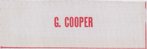 Lot #6144 Gordon Cooper and Tom Stafford Beta Patch Name Tags - Image 2