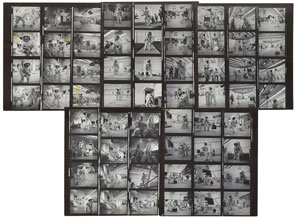 Lot #6410  Apollo 12 Group of (5) Contact Sheets