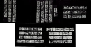 Lot #6497  Apollo 14 Group of (5) Contact Sheets - Image 1