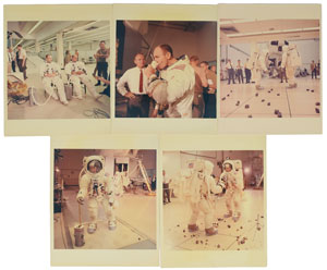 Lot #6411  Apollo 12 Group of (5) Training Photographs - Image 1