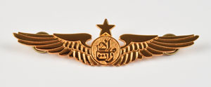 Lot #6432 Alan Bean's United Arab Emirates Captain's Wings - Image 1