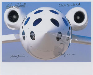 Lot #6723  SpaceShipOne Signed Photograph - Image 1
