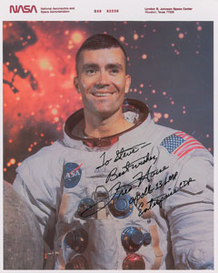 Lot #6488 Fred Haise Signed Photograph - Image 1