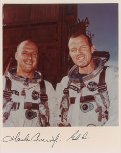Lot #6151  Gemini 5 Signed Photograph - Image 1
